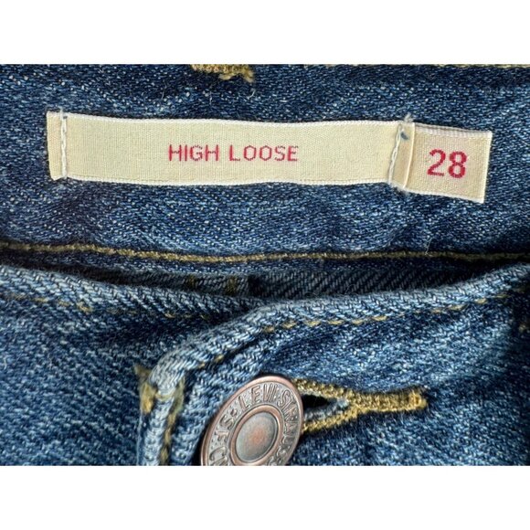 Levis performance High Loose jeans chill tech light hemp 90s boho sz 28 - Picture 4 of 11